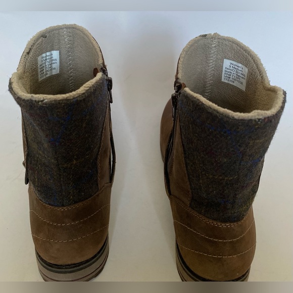 L. L. Bean Park Ridge Brown Boots Size 9 Side Zipper Buckle Strap - Picture 4 of 10